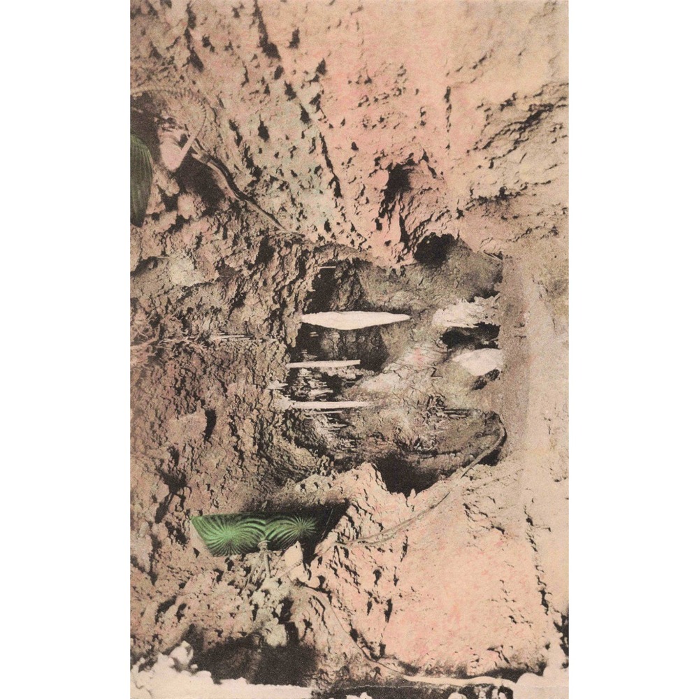Vtg Hand-Colored Postcard Cave of Winds Manitou Springs CO Altar Albertype